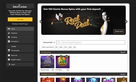 intercasino casino bonus - InterCasino .